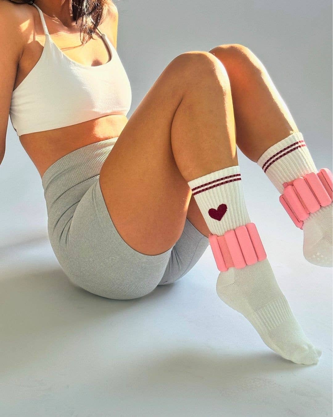 California Grip Socks - Wholesale Socks - Unisex - The Heart Grip Socks0