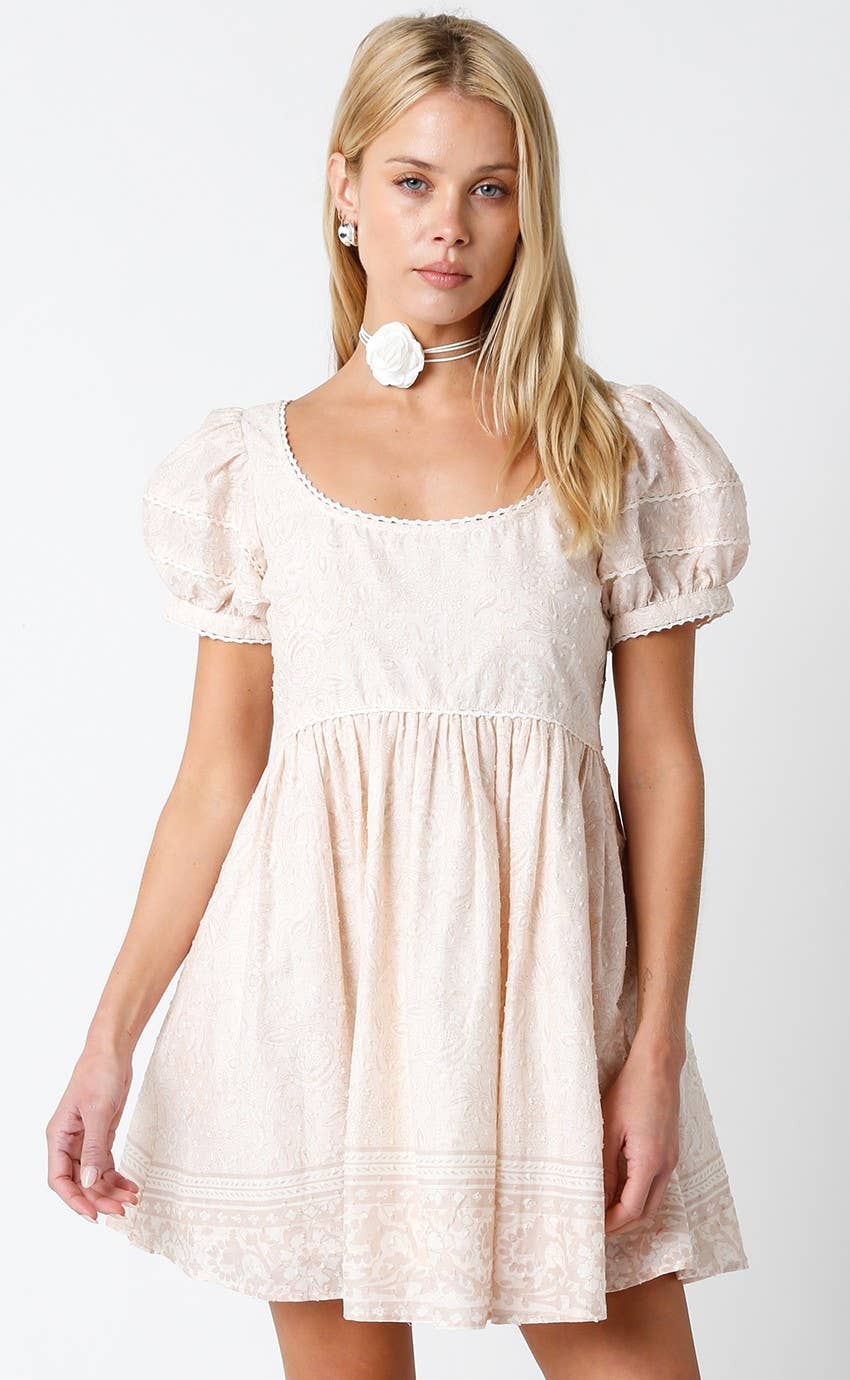 Natural Danielle Dress for wholesale on Faire0