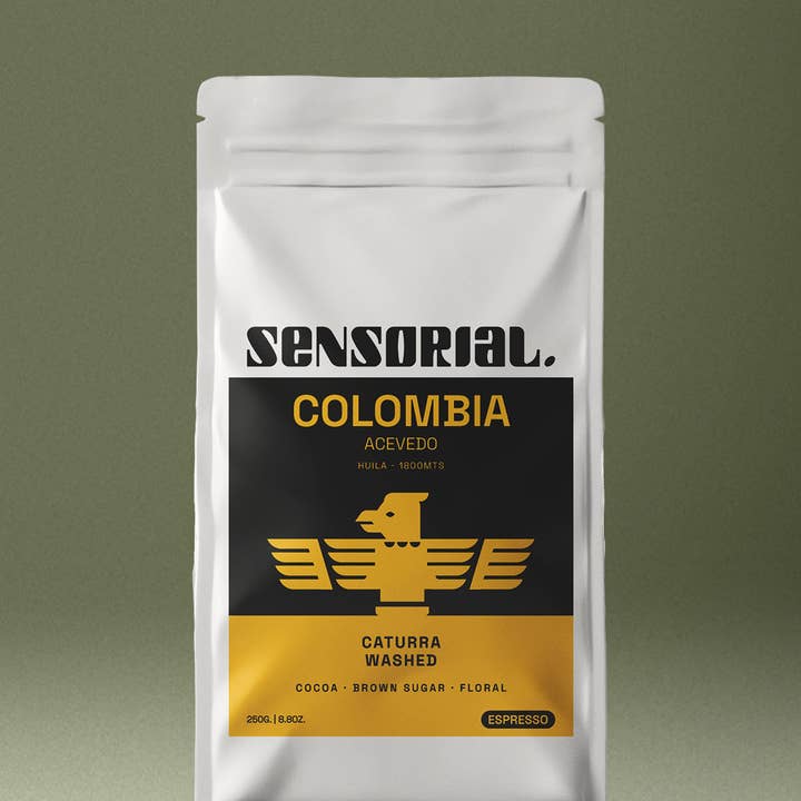 Spezialitätenkaffee aus Kolumbien | Caturra | 250 GR für den Großhandel von Sensorial Coffee Roasters