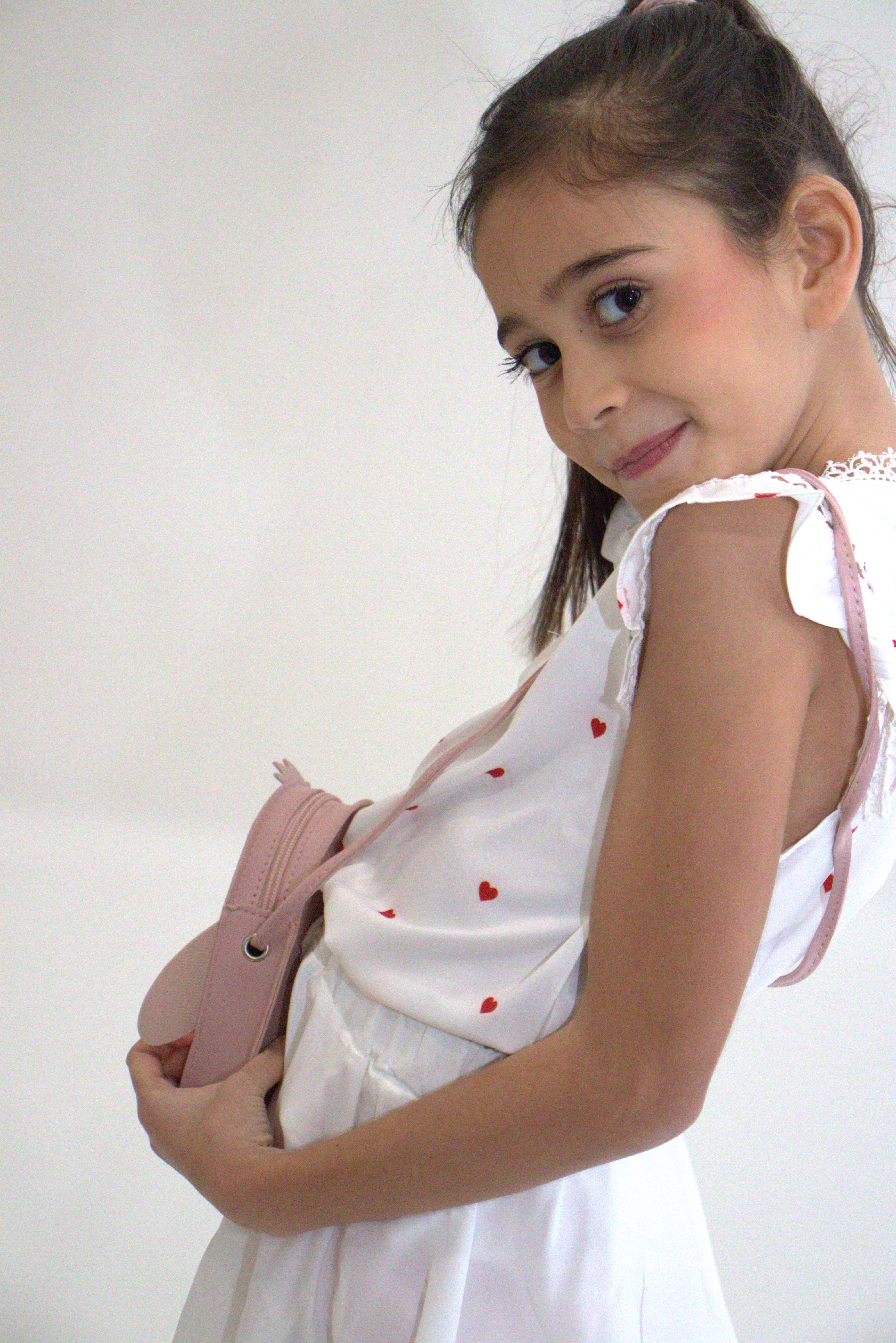 Yuko B - Vente Sac à bandoulière – enfant - Sac bandoulière Litchi - L'adorable Bébé Pinguin Rose12