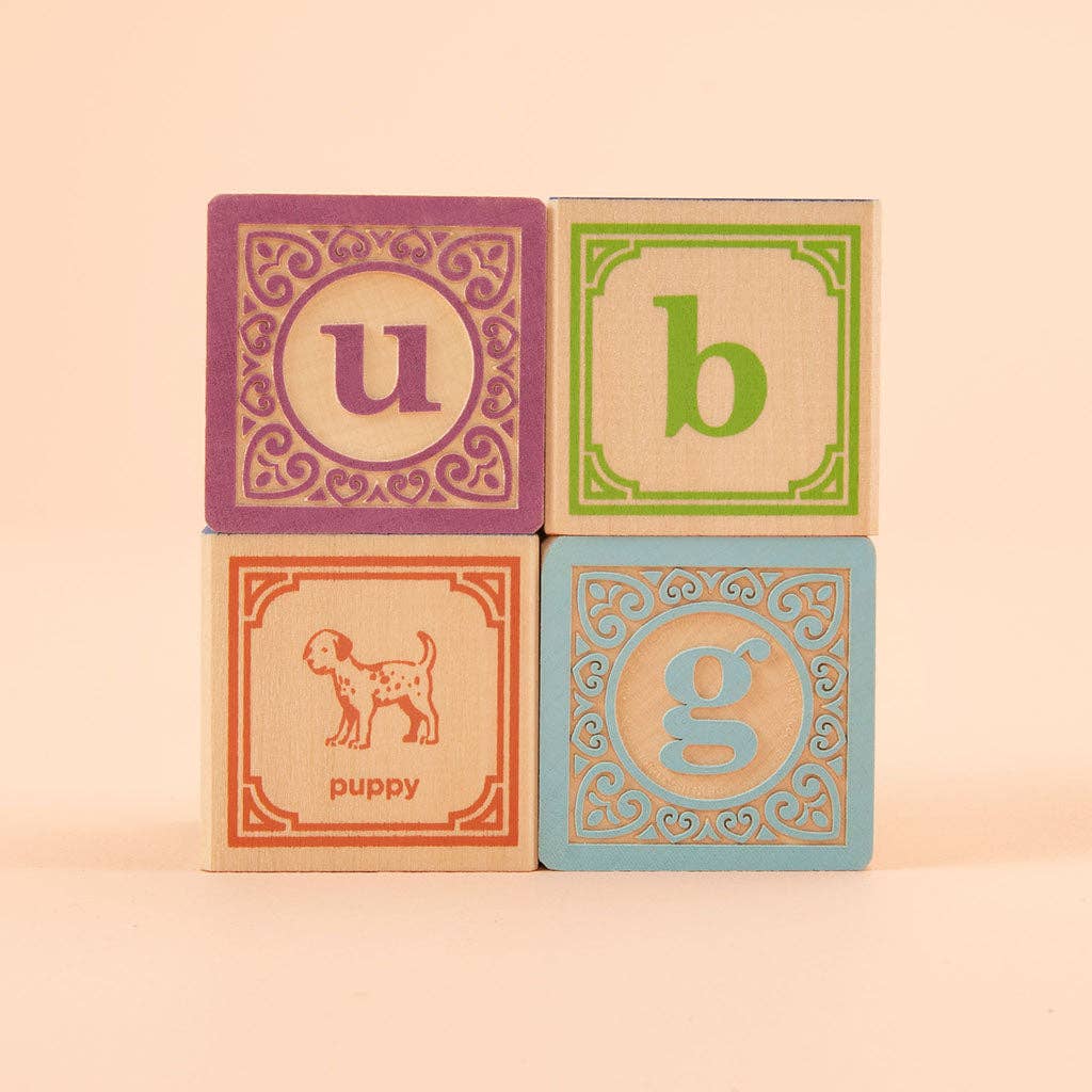 Uncle Goose - Vente Cubes de jeu – enfant et bébé - Blocs ABC en minuscules Uncle Goose Classic6