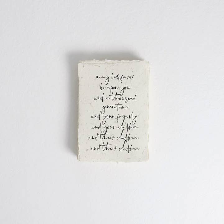 Impressões cruas da borda enfeitada da bênção por atacado de Amor Design Co.