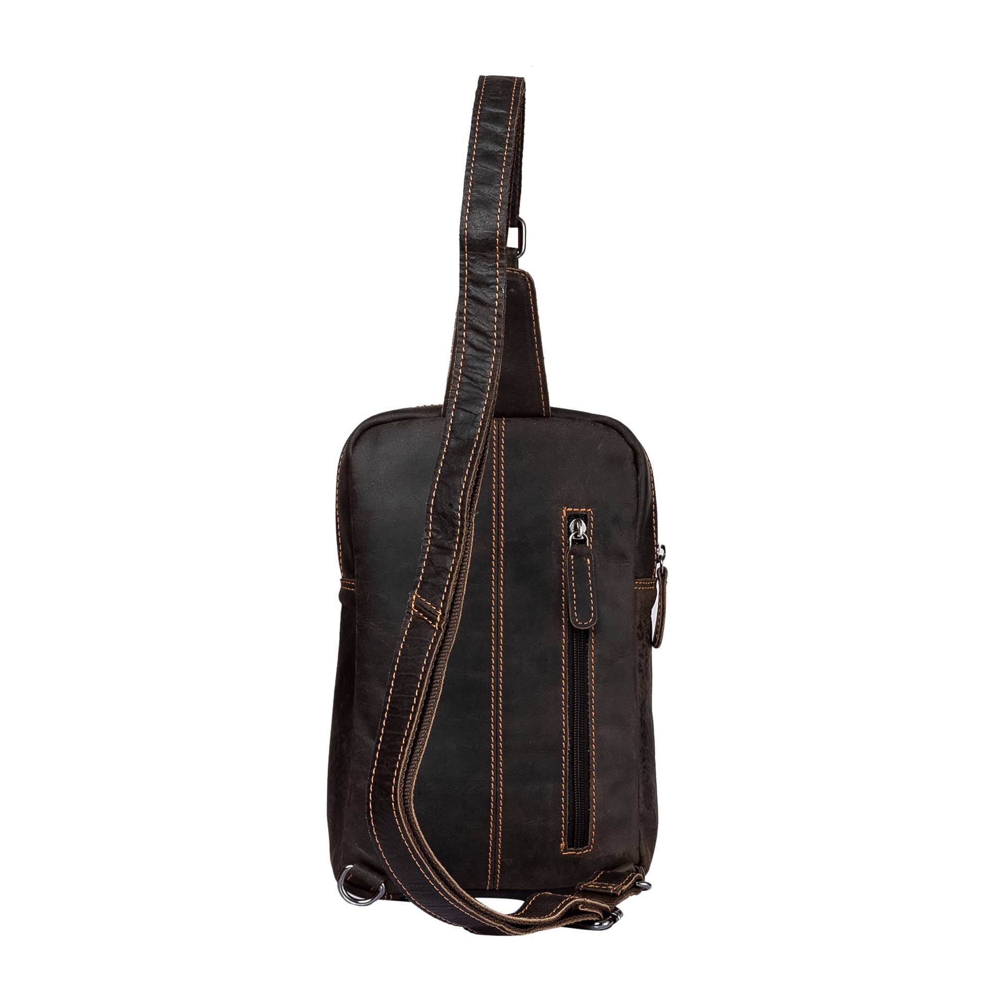 Greenwood Leather - Wholesale Crossbody Bag - Unisex - Leather Crossbody Bag Hamilton GW680611