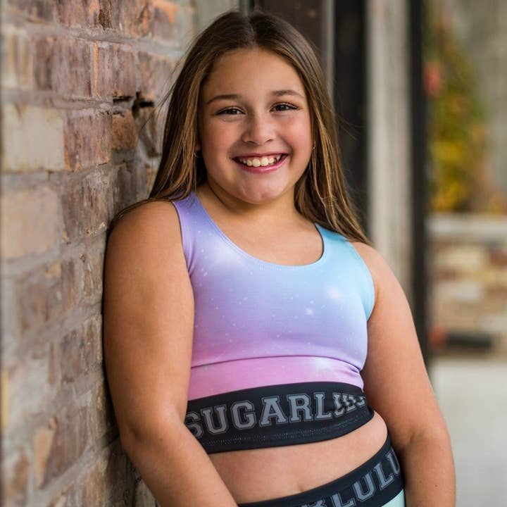 Sugar Lulu - Wholesale Tank Top - Kids - Unicorn Dreams Logo Crop Top