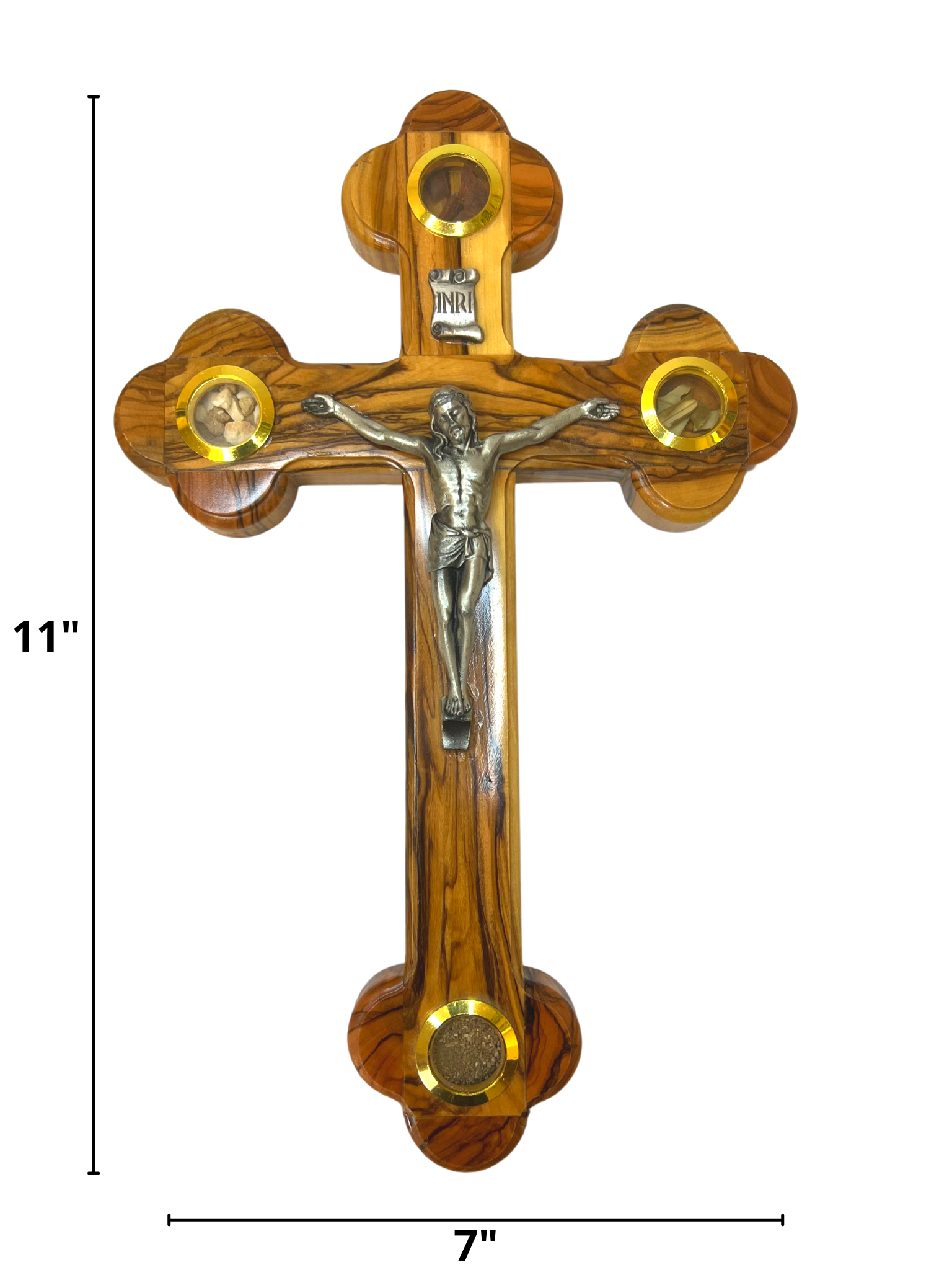 3 Arches USA - Wholesale Wall Cross - Olive Wood Cross With Crucifix-Wall Hanging Christian Cross3