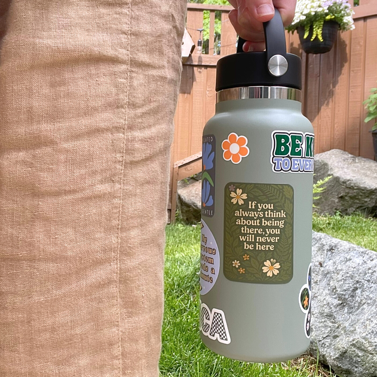 Mindful over Mind Full - Wholesale Sticker - Mindfulness Sticker | Mental Health | Boho Reminder Sticker3