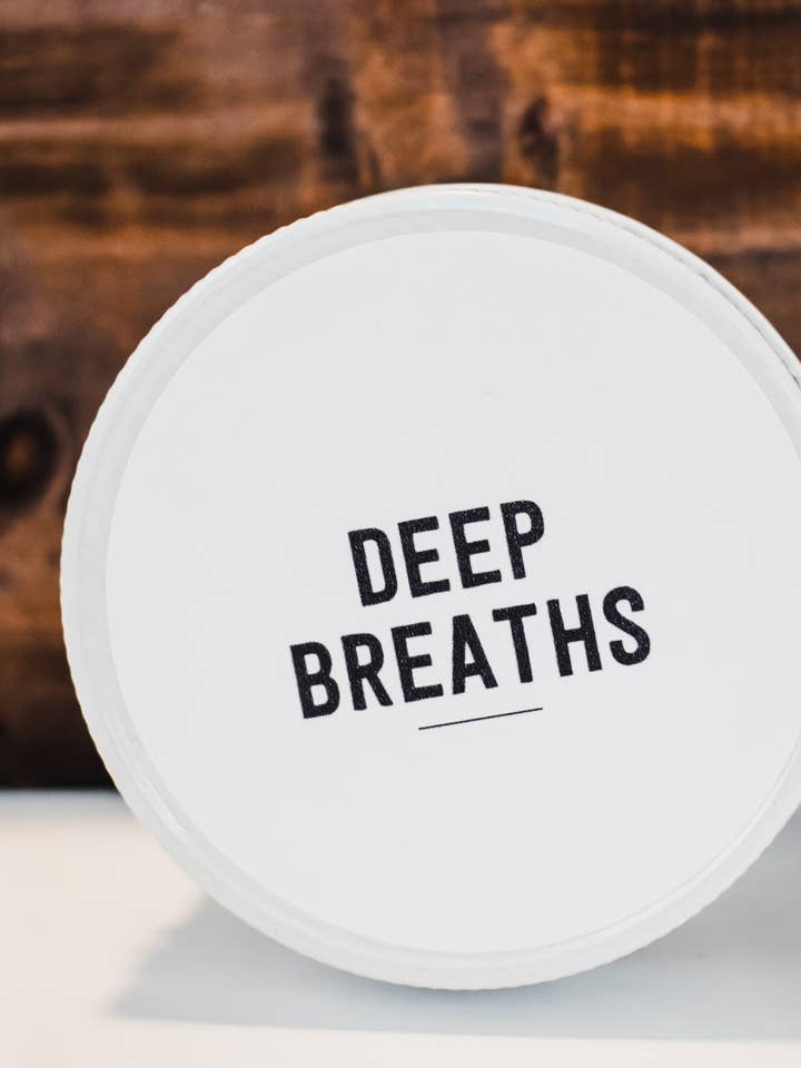 Mini bougie Respiration profonde pour la vente par Intentional Goods