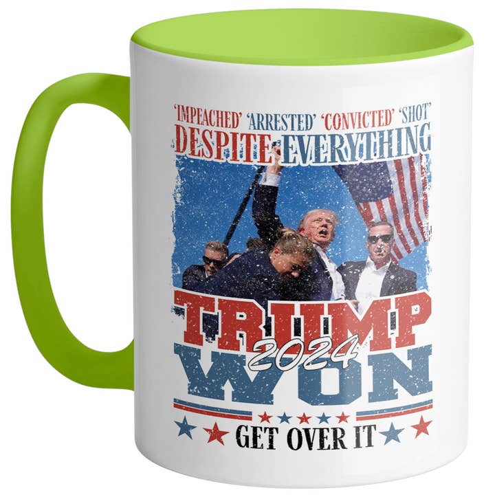 God And Glory Gifts - Wholesale Coffee Mug - Despite Everything Trump Won Ceramic Coffee Cup