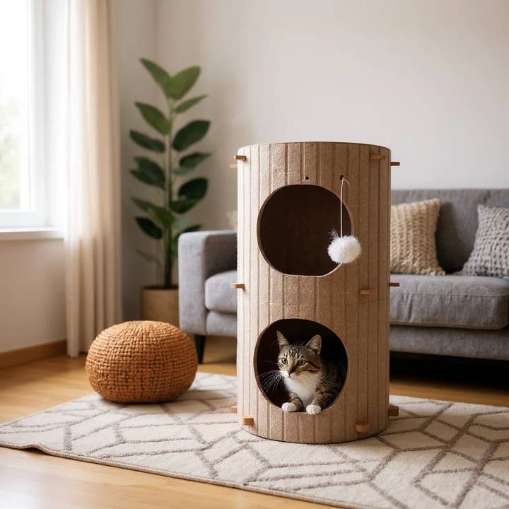 Althea Living - Wholesale Pet Bed - Cat - Mediterranean Felt House7