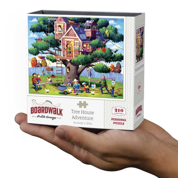 Tree House Adventure - Personal Puzzle - 210 Piece for wholesale by Boardwalk Puzzle Company