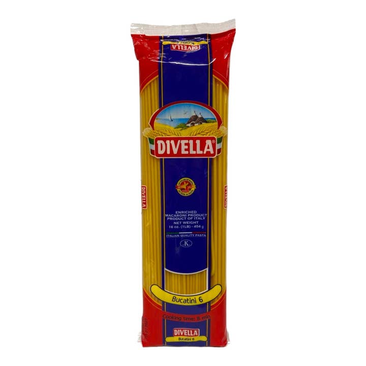 Divella Pasta Bucatini n.6 500g für den Großhandel von Made in eatalia