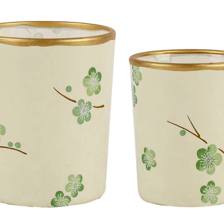 Mellemstor fyrfadsstage, Aiko / Grøn for engroshandel hos LILI'S LOFT