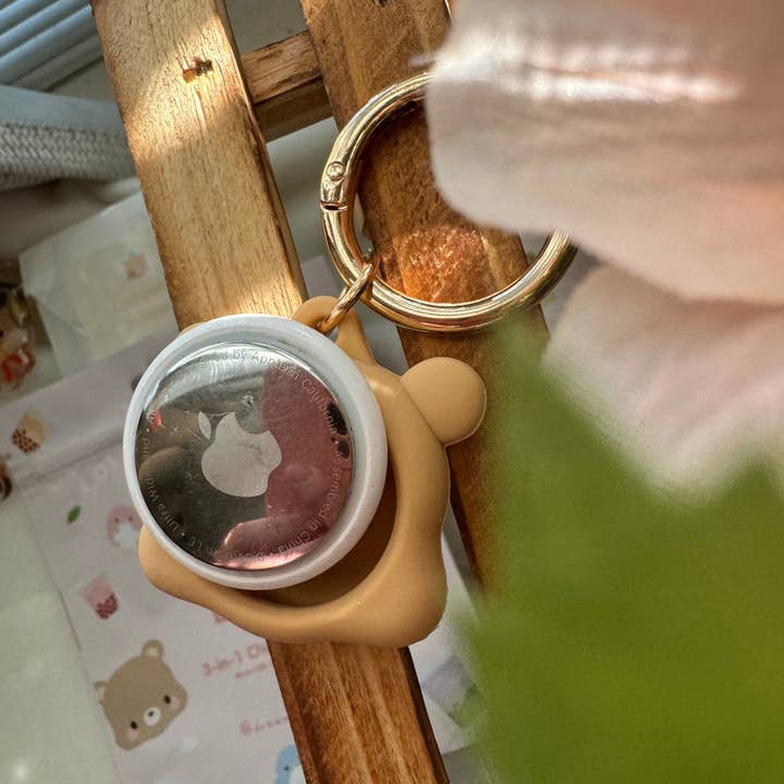 drawwithkristi - Wholesale AirTag Case - Cute Bear AirTag Case Keychain – Kawaii Silicone Animal4