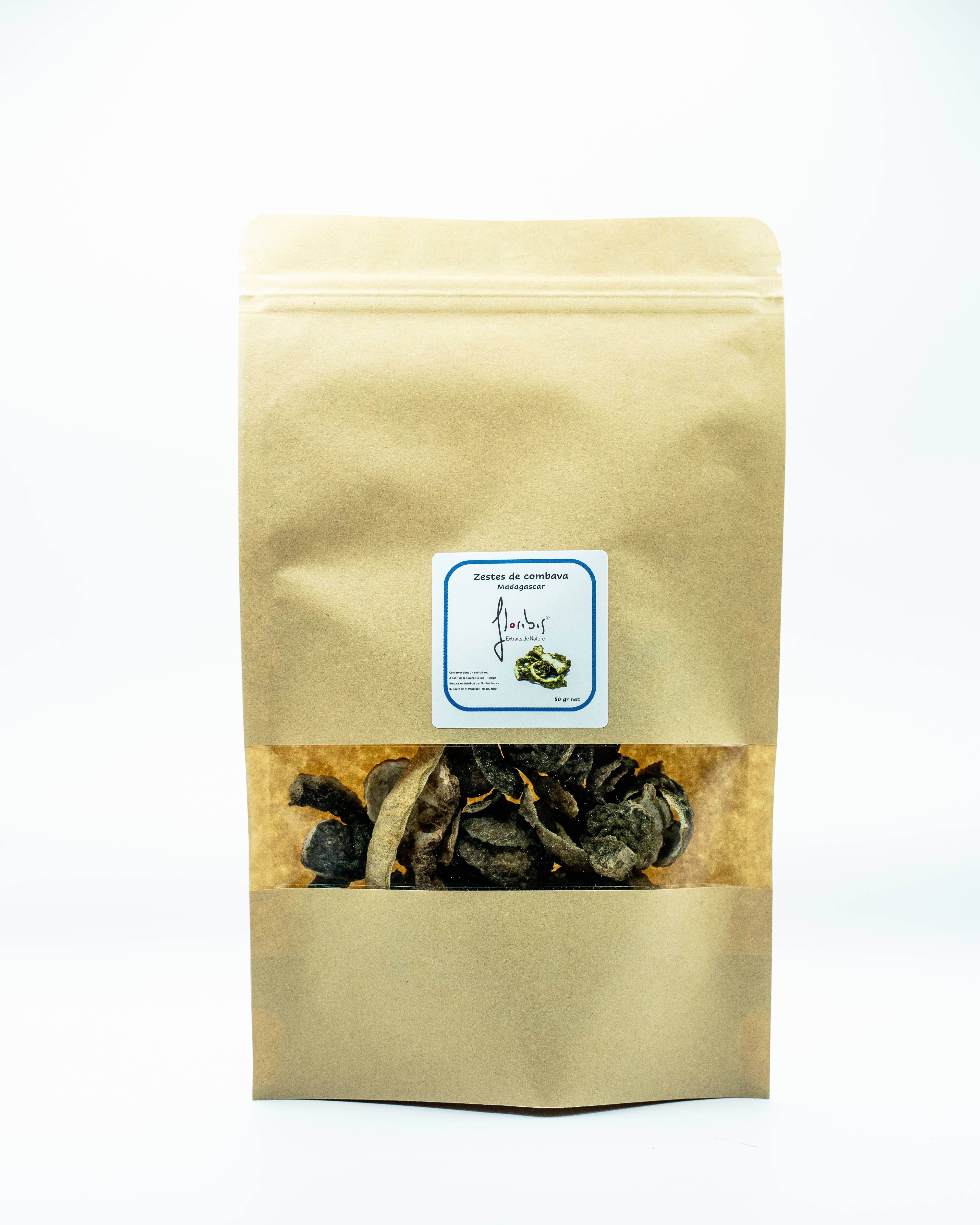 Floribis - Wholesale Dried Spice - 50 g Dried Kaffir Peel