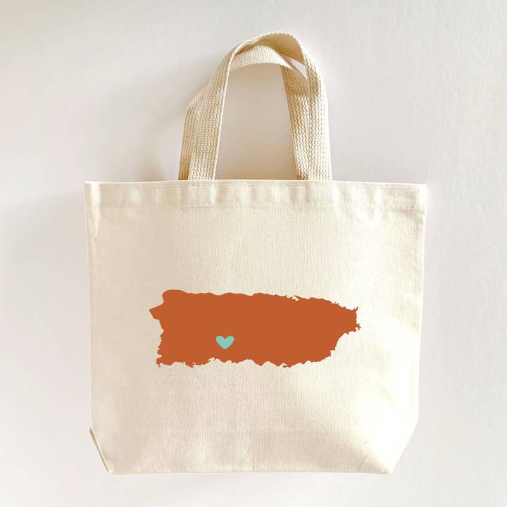 Custom Puerto Rico Tote Bag - Wedding Welcome Gift for wholesale by MEGranger Makery