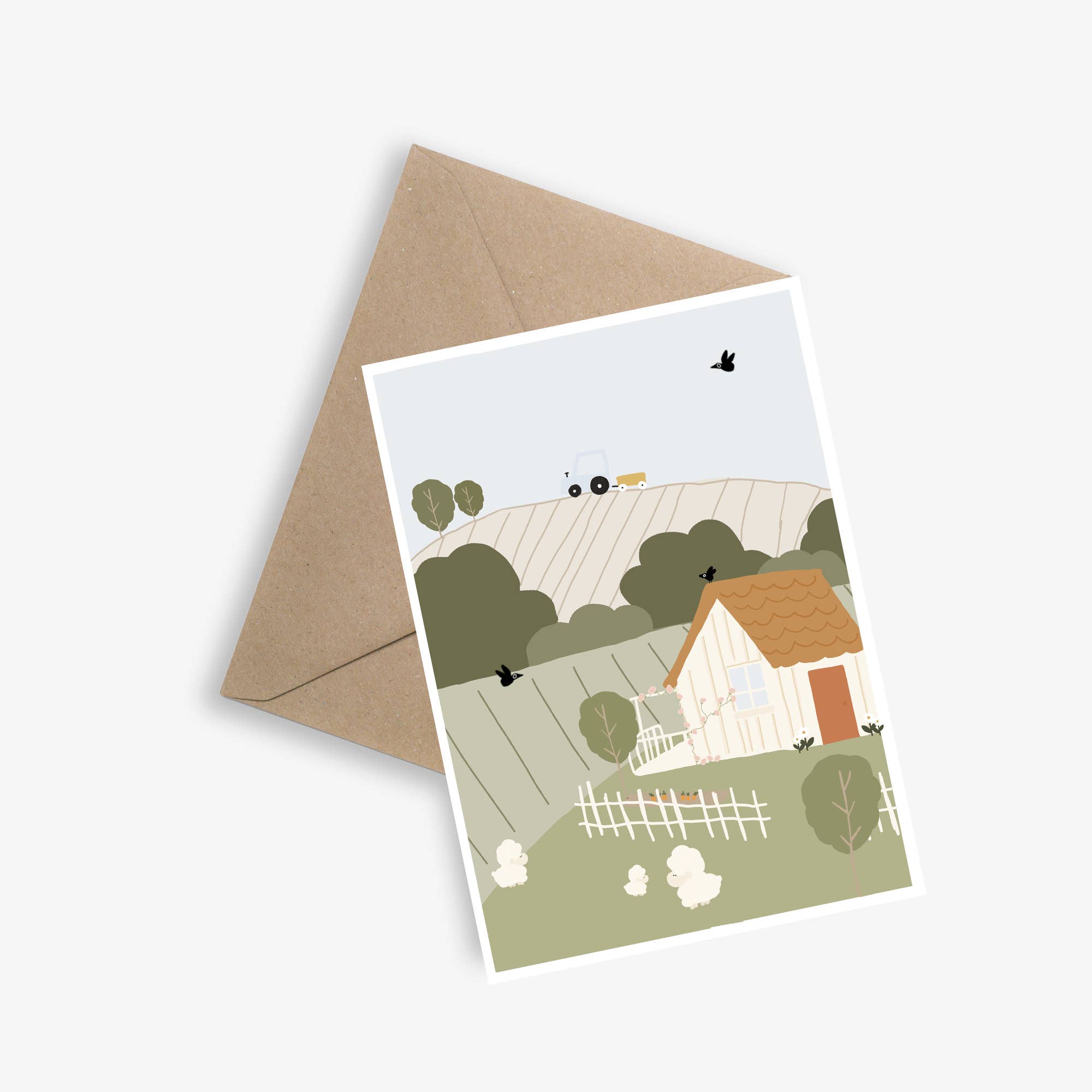 LE PAPIER GRAPHIQUE - Wholesale Everyday Greeting Card - The Campaign - Simple map