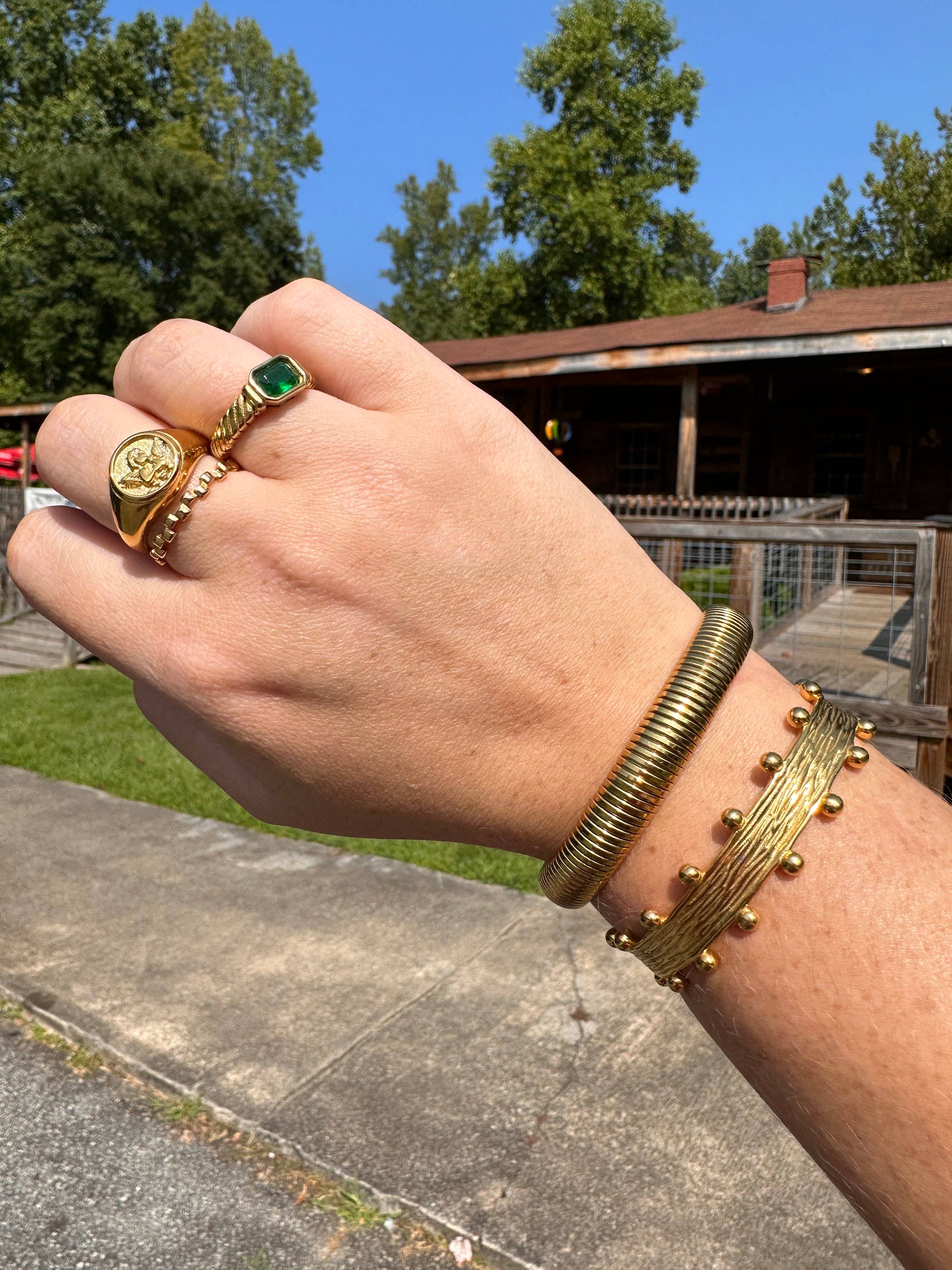 DRIP JEWELRY - Wholesale Cocktail/Statement Ring - Cherub Ring (sizes 7-9)2