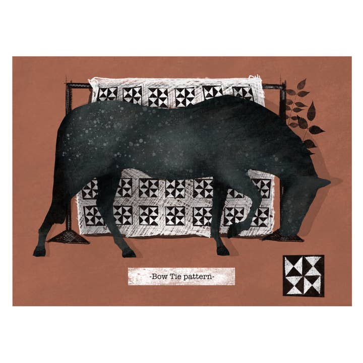 Kunstdruk met vlinderstrik voor wholesale door Dafri Studios