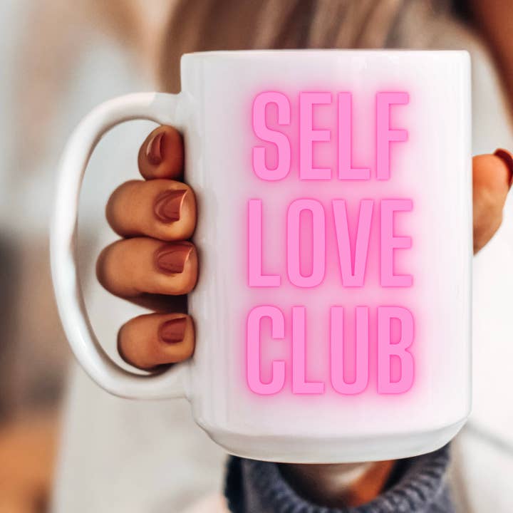 Self Love Club Mug for wholesale by Sunshine & Lemons Co.