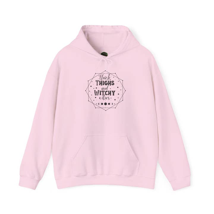 Laney's Castle - Wholesale Hoodie - Unisex - Thick Thighs & Witchy Vibes Hoodie | Plus Size1