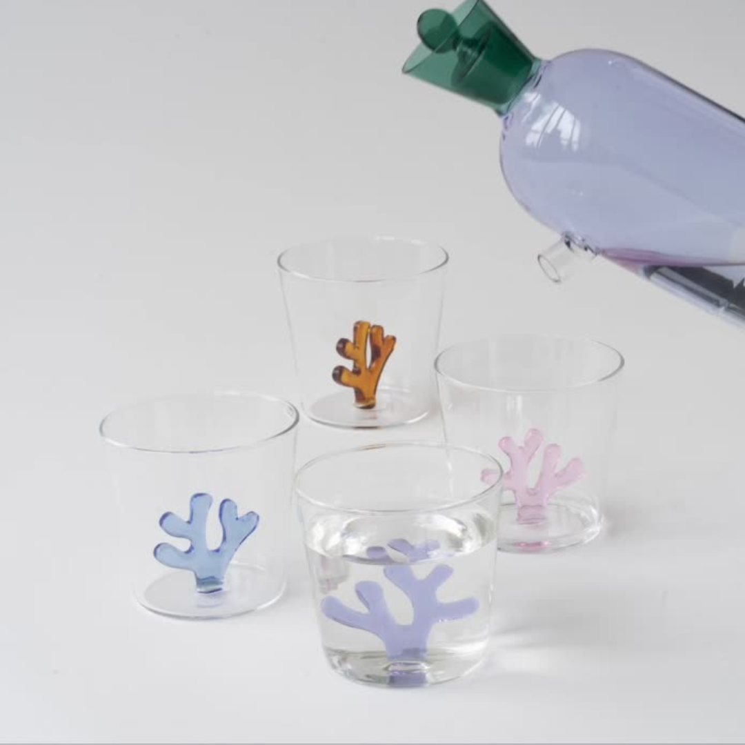 Sprezz - Wholesale Drinking Glass/Cup - Whimsical Tumbler Glasses | Set of Four6