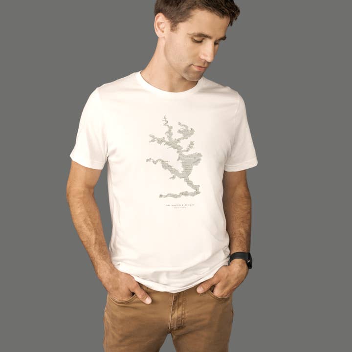 Camiseta para hombre Norfolk Broads National Park para venta al por mayor de Britain Illustrated