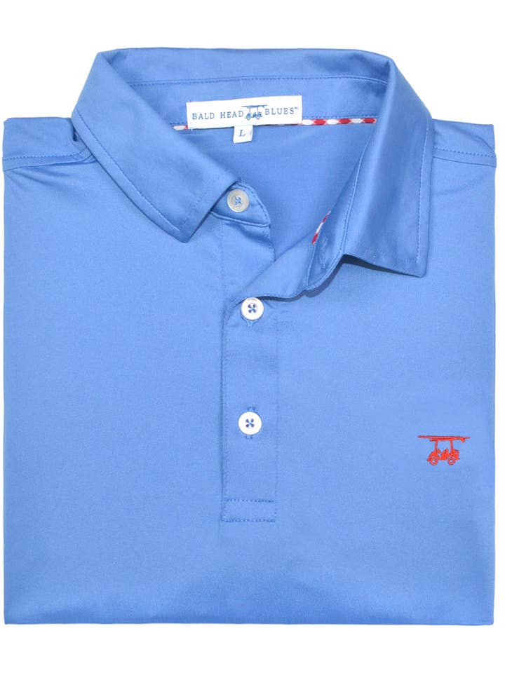 Albatross Polo -Solid Regatta for wholesale by Bald Head Blues