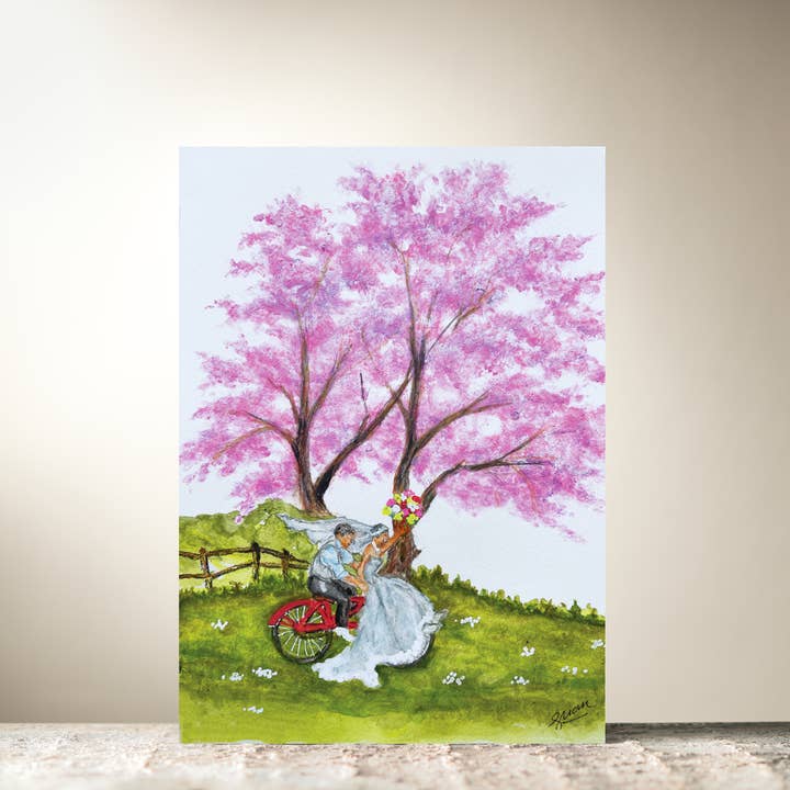 Riding Through The Park Card by Guan for wholesale by HomeLess Made