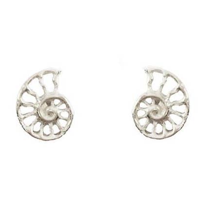 Mini Nautilus Stud Øreringe for engroshandel hos Catherine Weitzman