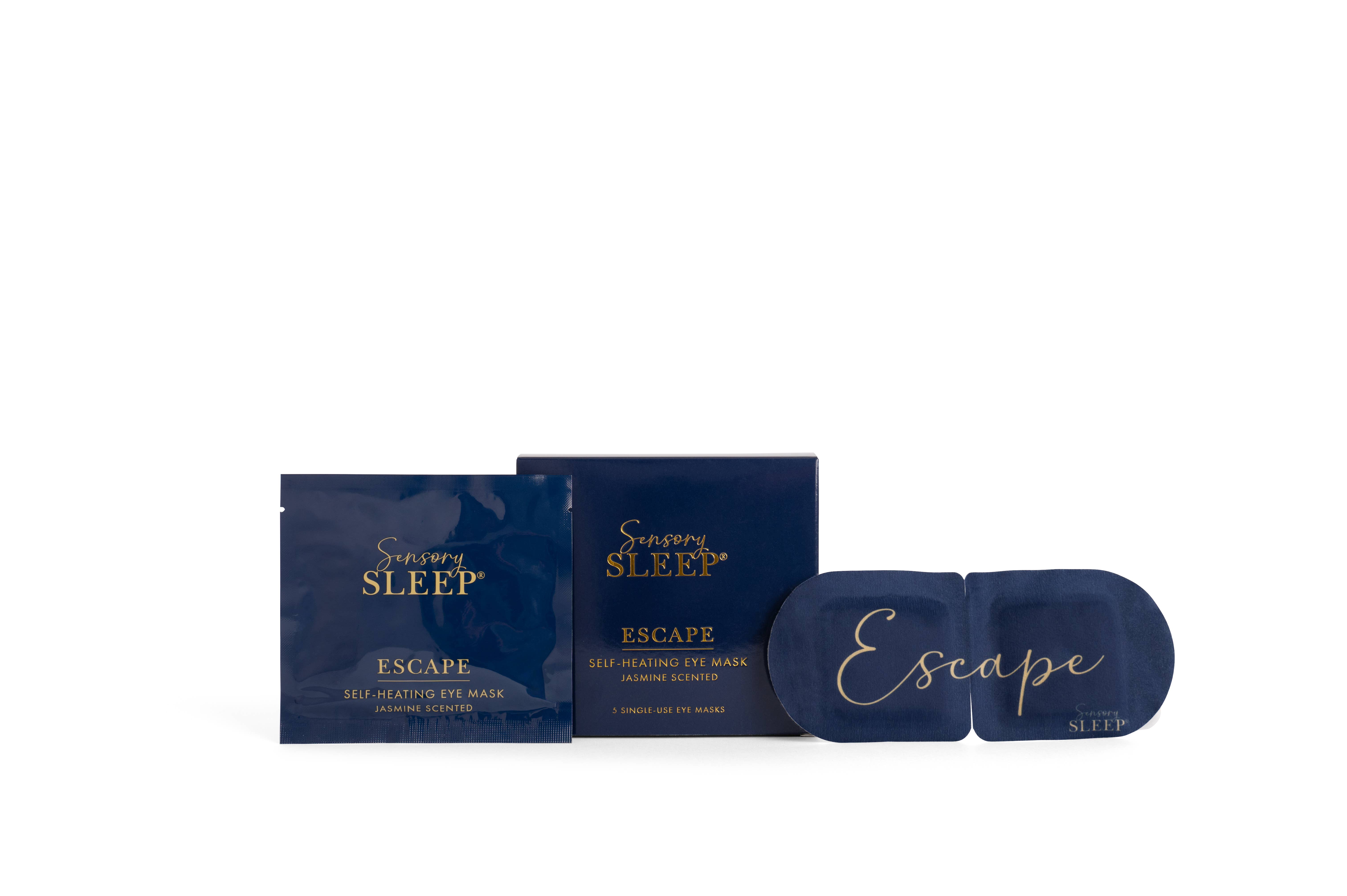 Sensory Retreats - Vendita all'ingrosso Maschera per dormire - Maschera riscaldante per occhi Sensory Sleep Escape al profumo di gelsomino2
