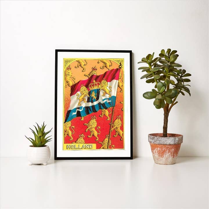 Found Image Press – wholesale Konsttryck – Konsttryck MF-709 Hollands flagga
