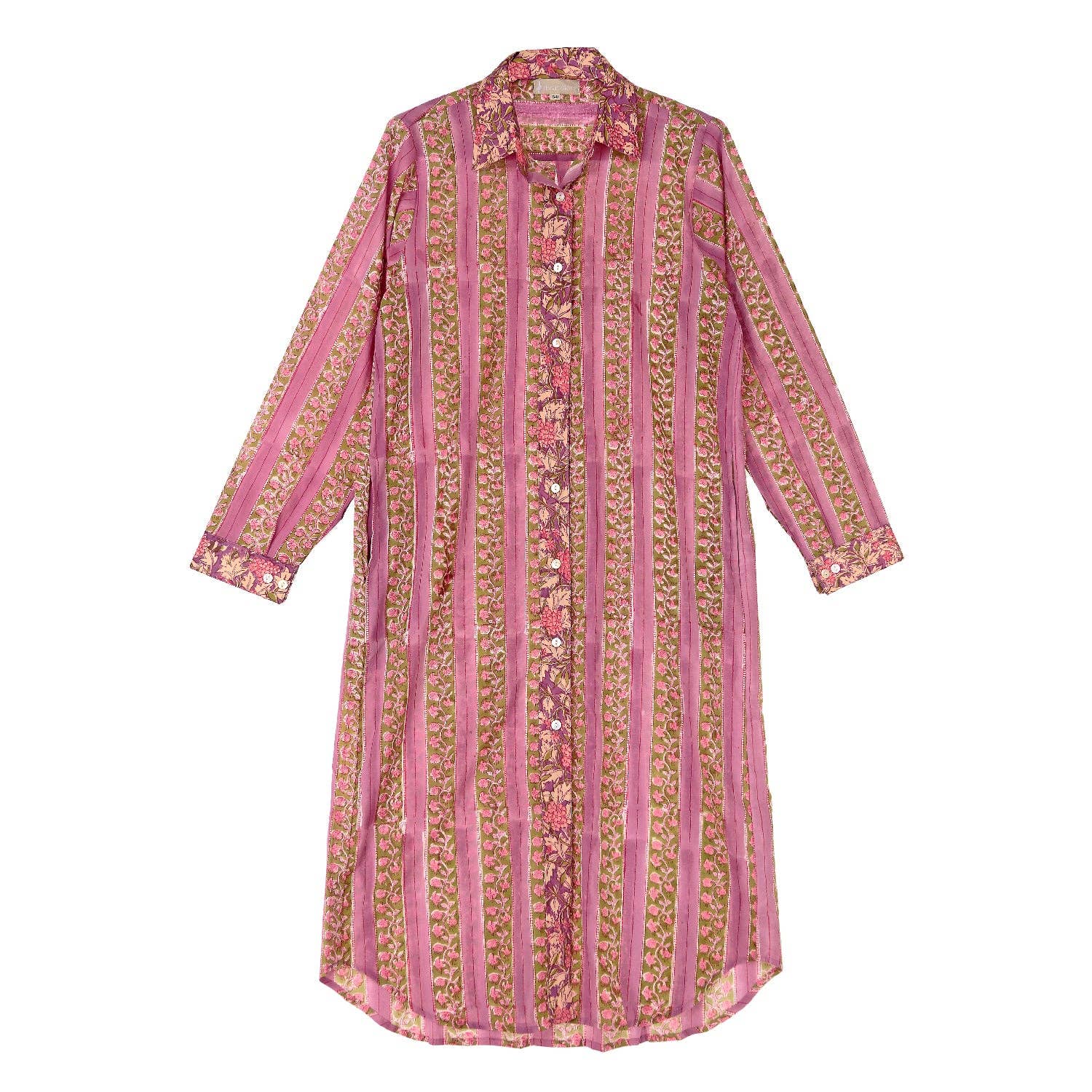 ABRACOLORS - Vendita all'ingrosso Vestito - Donna - Vestito camicia Bougainvillea1