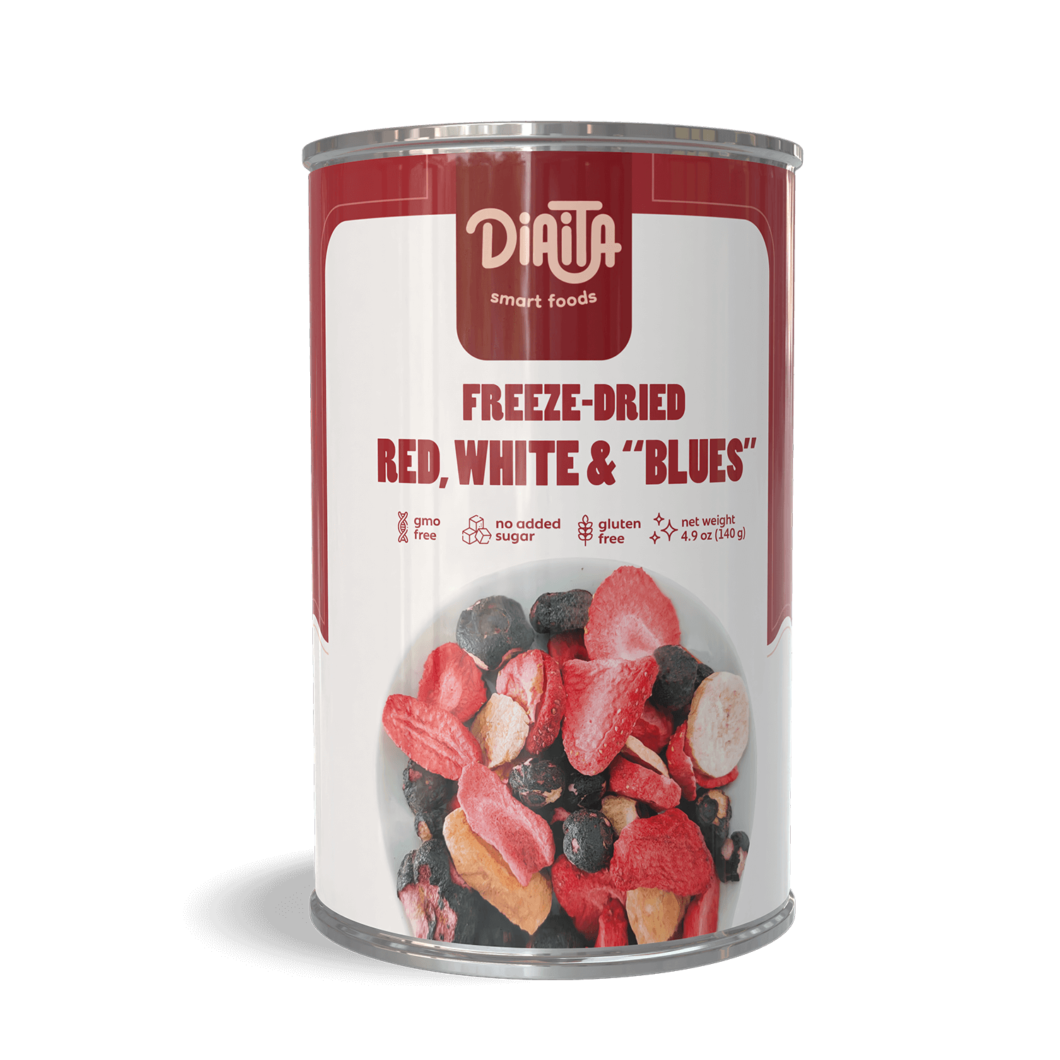 Diaita - Wholesale Dried/Dehydrated Fruit - Freeze-Dried Snack "Red, White And Blue"2