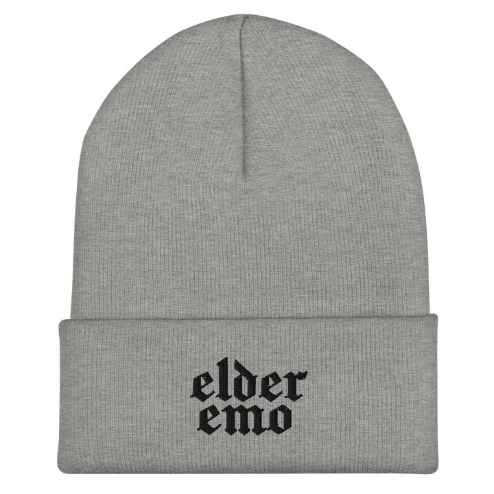 Goth Cloth Co. - Wholesale Beanie - Unisex - Elder Emo Embroidered Beanie4