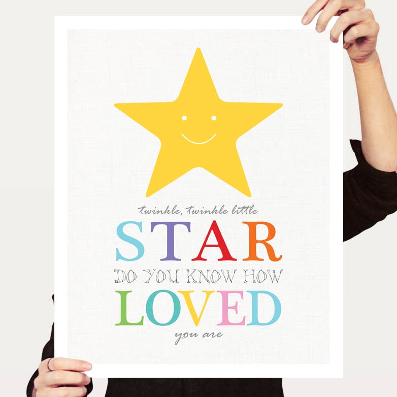 Creative Monsoon - Wholesale Art Print - Kids & Baby - Twinkle Little Star Print1