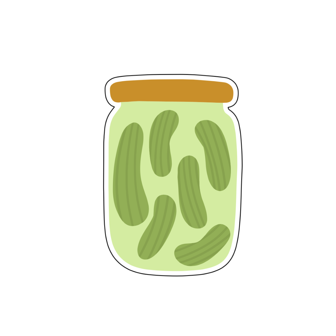 Girl Haus – wholesale Sticker – Pickle Jar Sticker0