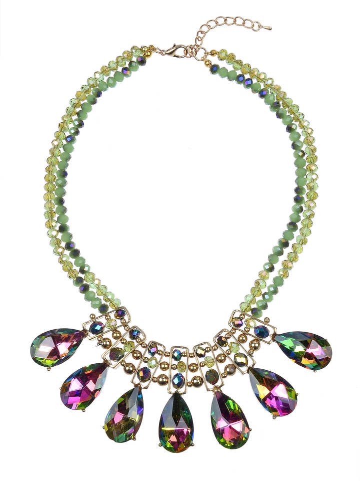 Colliers en cristal N2408 pour la vente par Ole