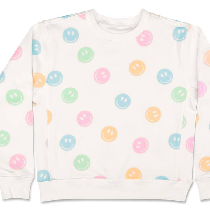Made You Smile Sweatshirt (Medium (10-12)) for wholesale by Iscream