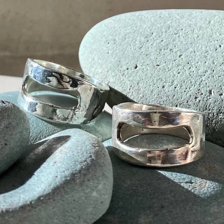 Open Rectangle Ring for wholesale by Dante Perozzi Jewelry