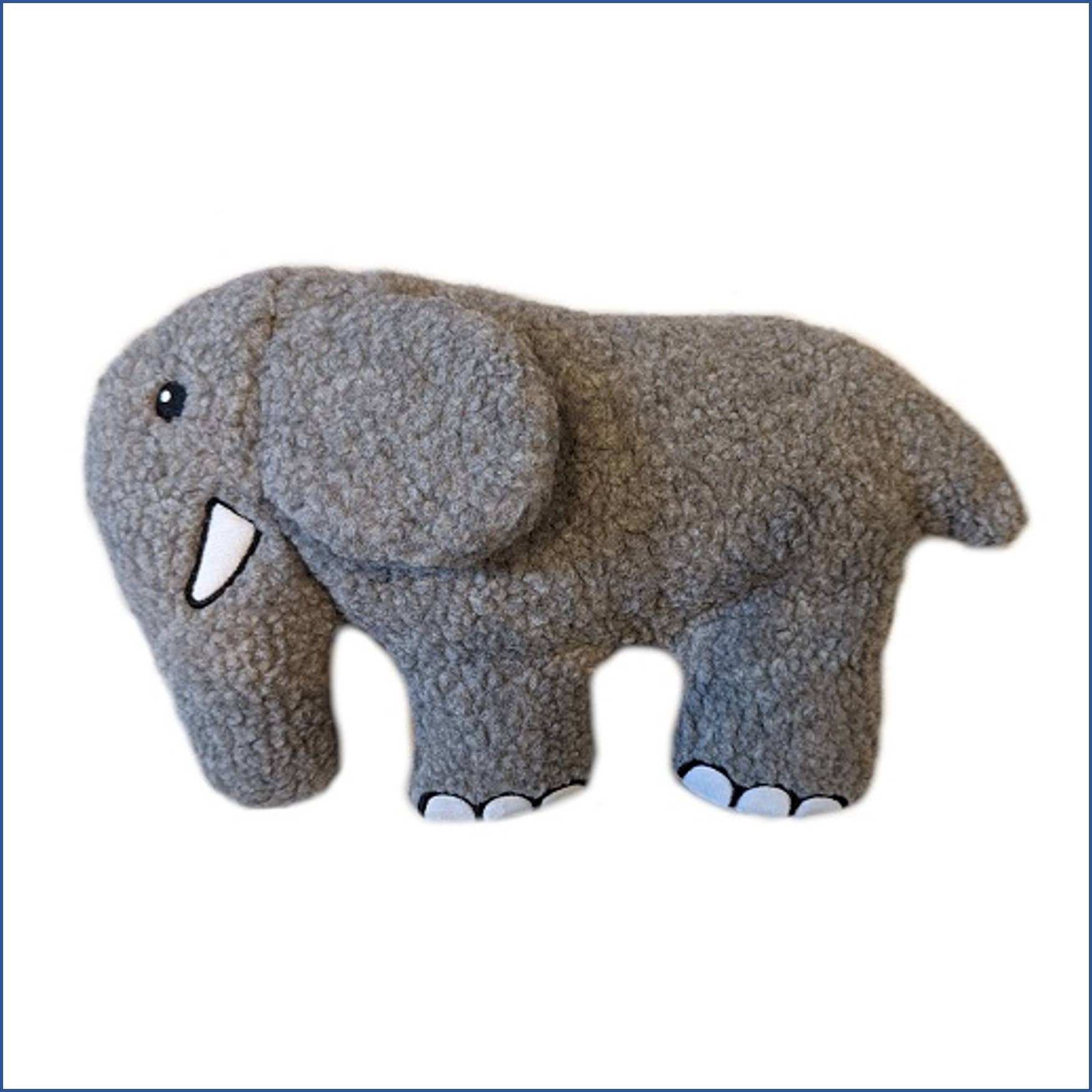 Stuffed Animal For Dog GoDog Checkers Elephant Plush Dog Toy