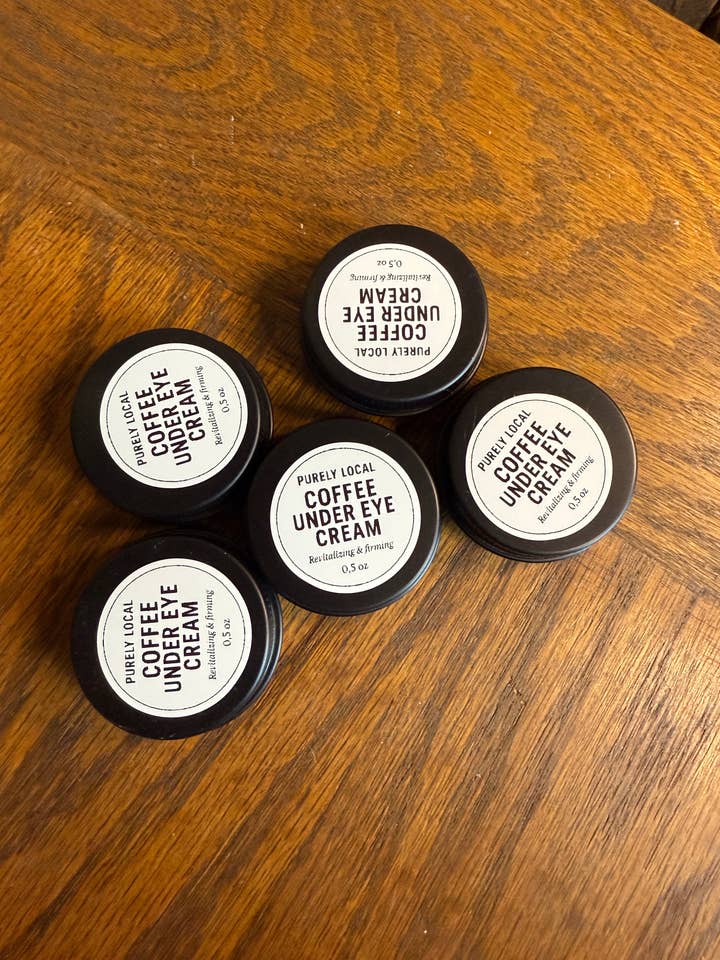 Crème contour des yeux-Café pour la vente par Purely Local LLC.