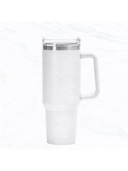 Wholesale 40 oz, Stainless Steel Tumbler with Handle, Straws Include for  your store - Faire