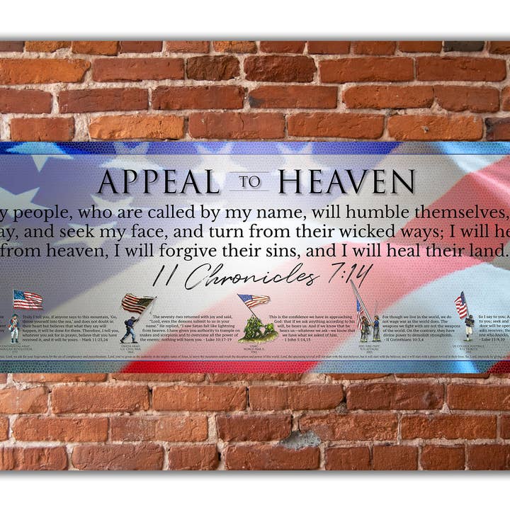 Appeal To Heaven - Unframed 11 ¾ x 36” for wholesale by History America