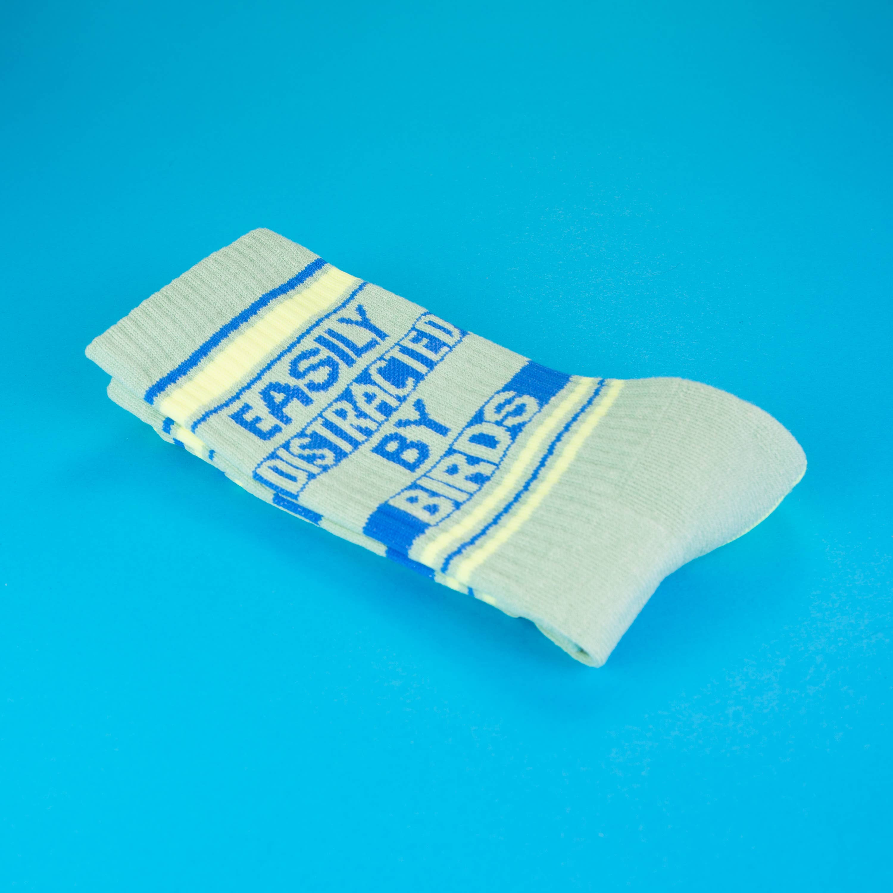 Gumball Poodle - Wholesale Socks - Unisex - Easily Distracted By Birds Gym Crew Socks5