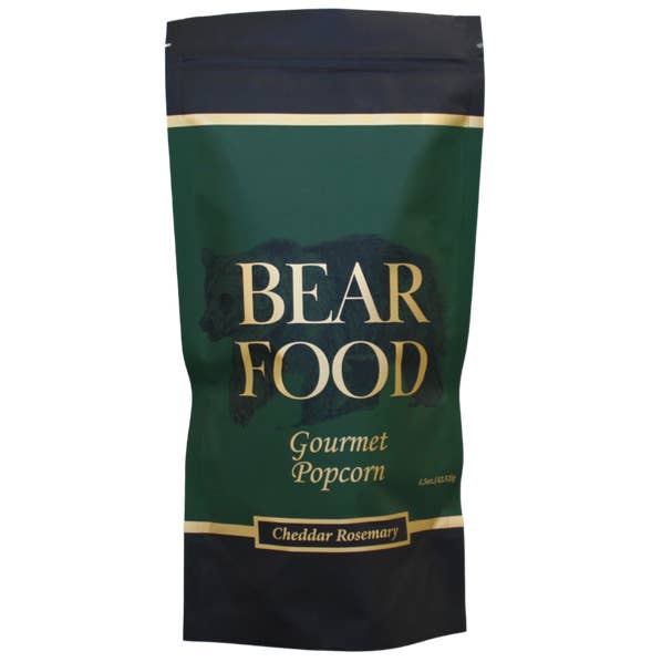 Cheddar Rosemary Gourmet Popcorn for wholesale by Bear Food