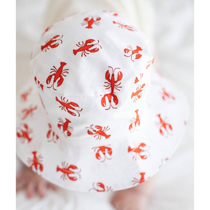 Huggalugs - Wholesale Bucket Hat - Kids - Lobster Bucket Hat UPF 50+ Baby & Toddler