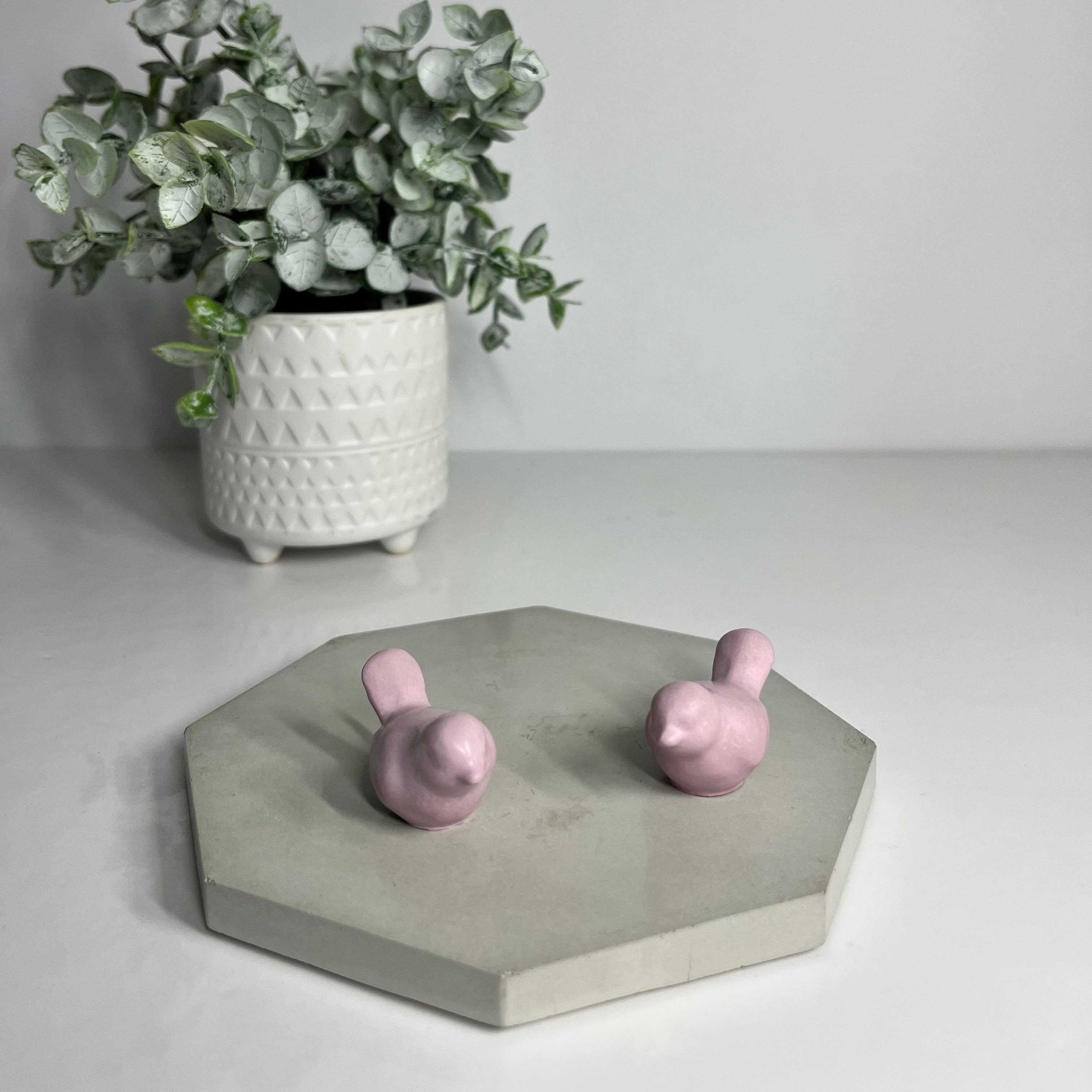 Joyful Lotus - Venta al por mayor Figura decorativa - Pájaros de concreto hechos a mano6