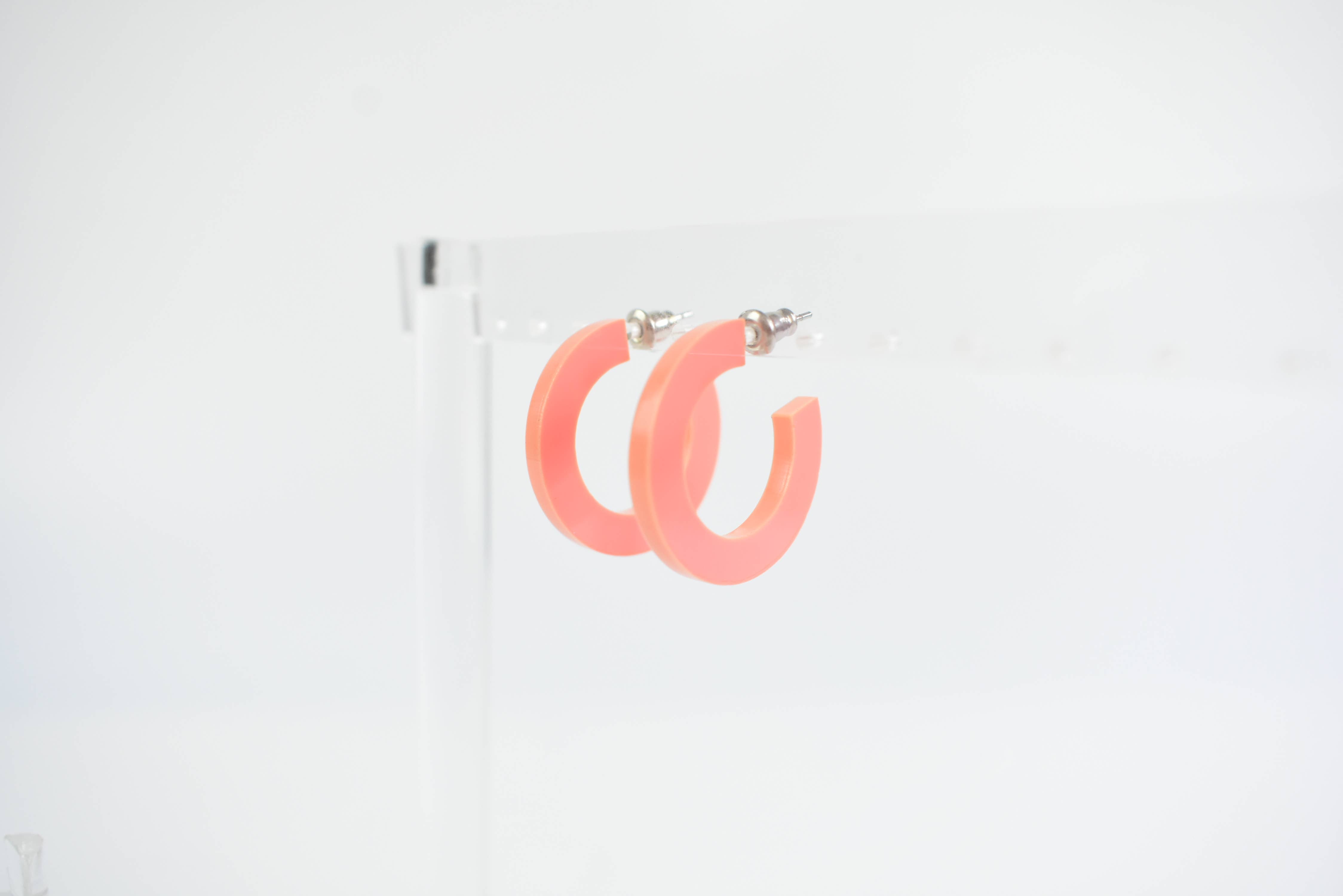 The Paper Dress – wholesale Hoop earrings – Colorful Lightweight Acrylic Hoop Earrings67