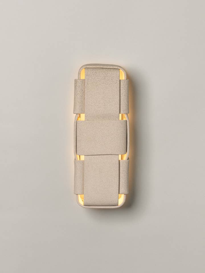 Stria 3 Sconce, Sand for wholesale by Virginia Sin