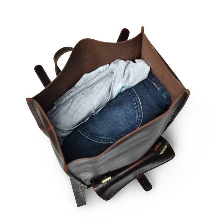 Dotch Leather - Vente Sac à dos – homme - Sac à dos roulé en cuir DuVall7